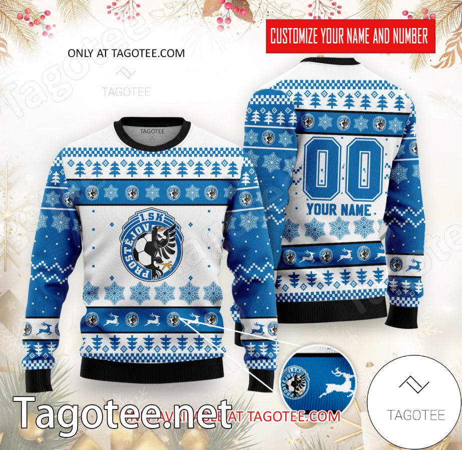 1. SK Prostejov Custom Ugly Christmas Sweater - EmonShop