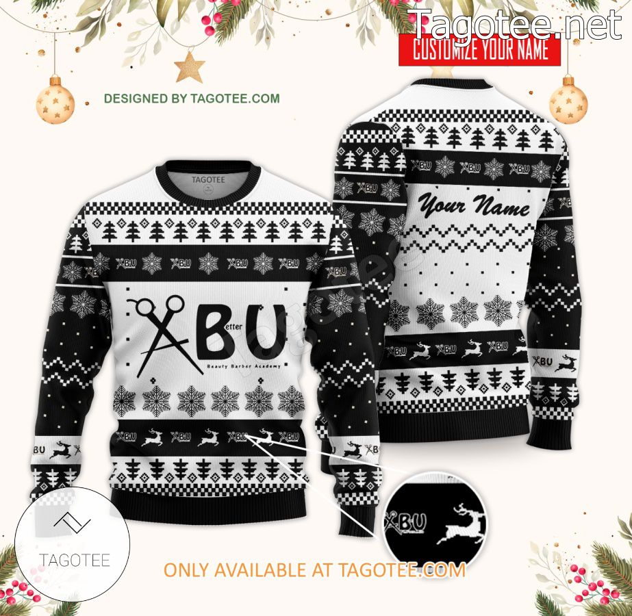 A Better U Beauty Barber Academy Custom Ugly Christmas Sweater - BiShop