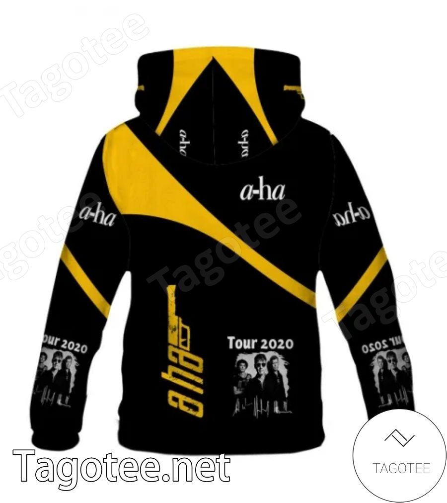 A-ha Tour 2020 Black And Yellow Hoodie a