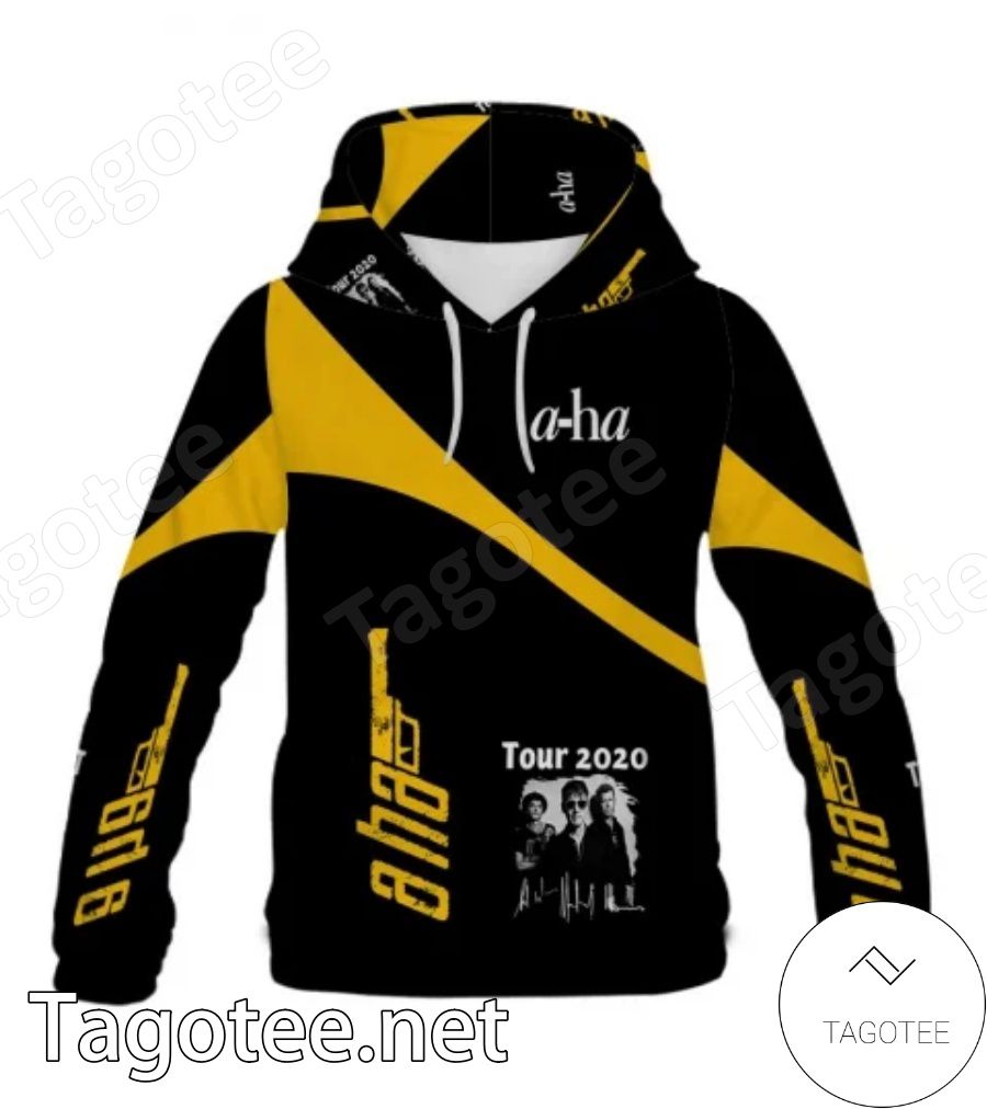 A-ha Tour 2020 Black And Yellow Hoodie