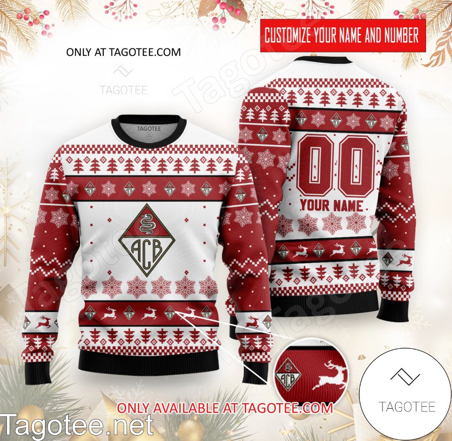 AC Bellinzona Custom Ugly Christmas Sweater - BiShop