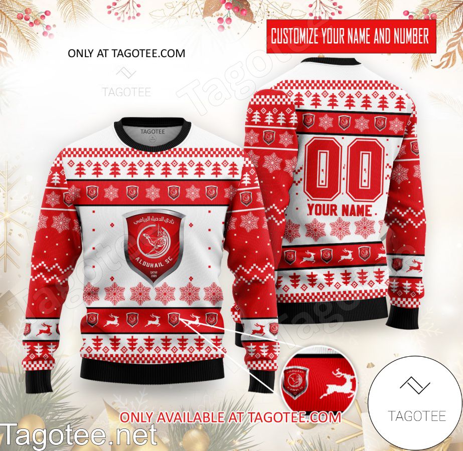 Al-Duhail Custom Ugly Christmas Sweater - BiShop