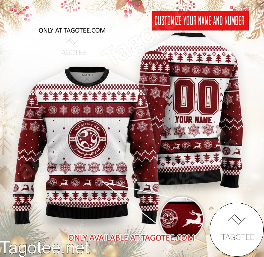 Al-Faisaly Custom Ugly Christmas Sweater - BiShop