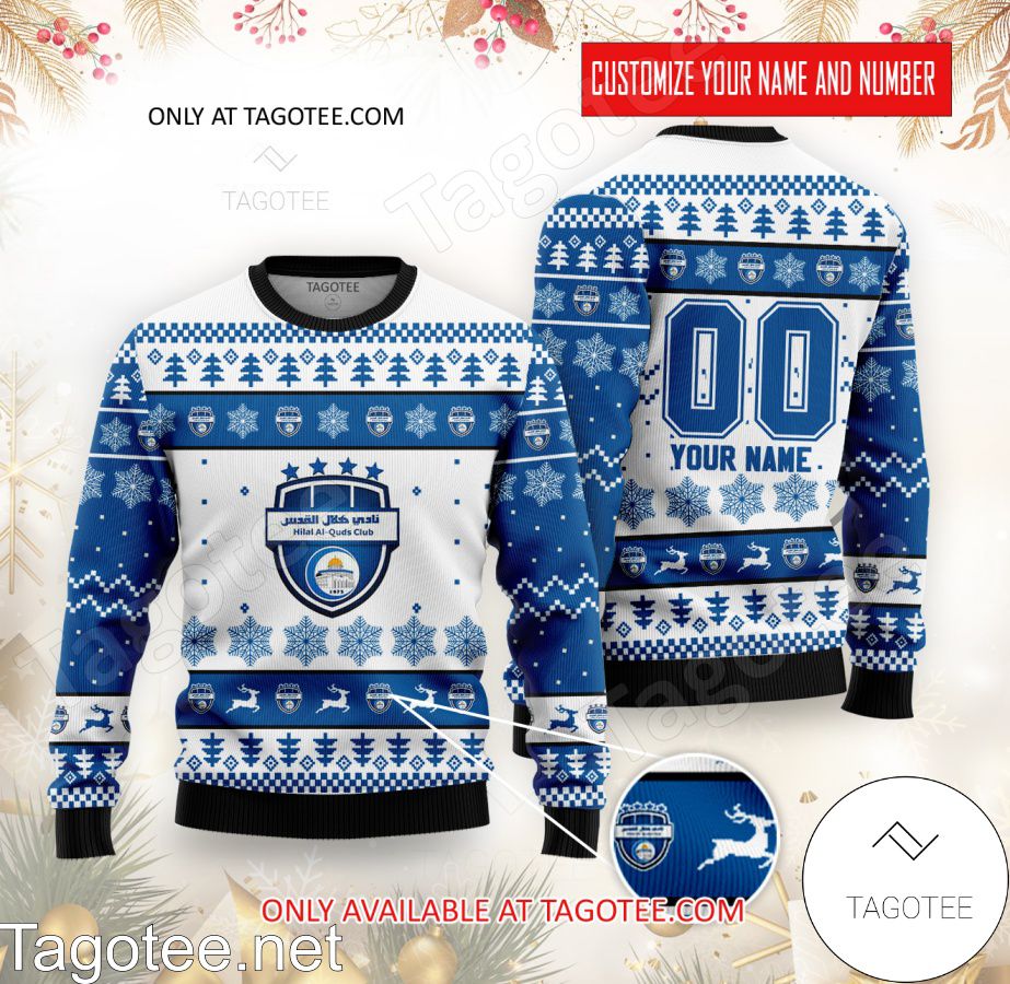 Al Quds Club Custom Ugly Christmas Sweater - BiShop