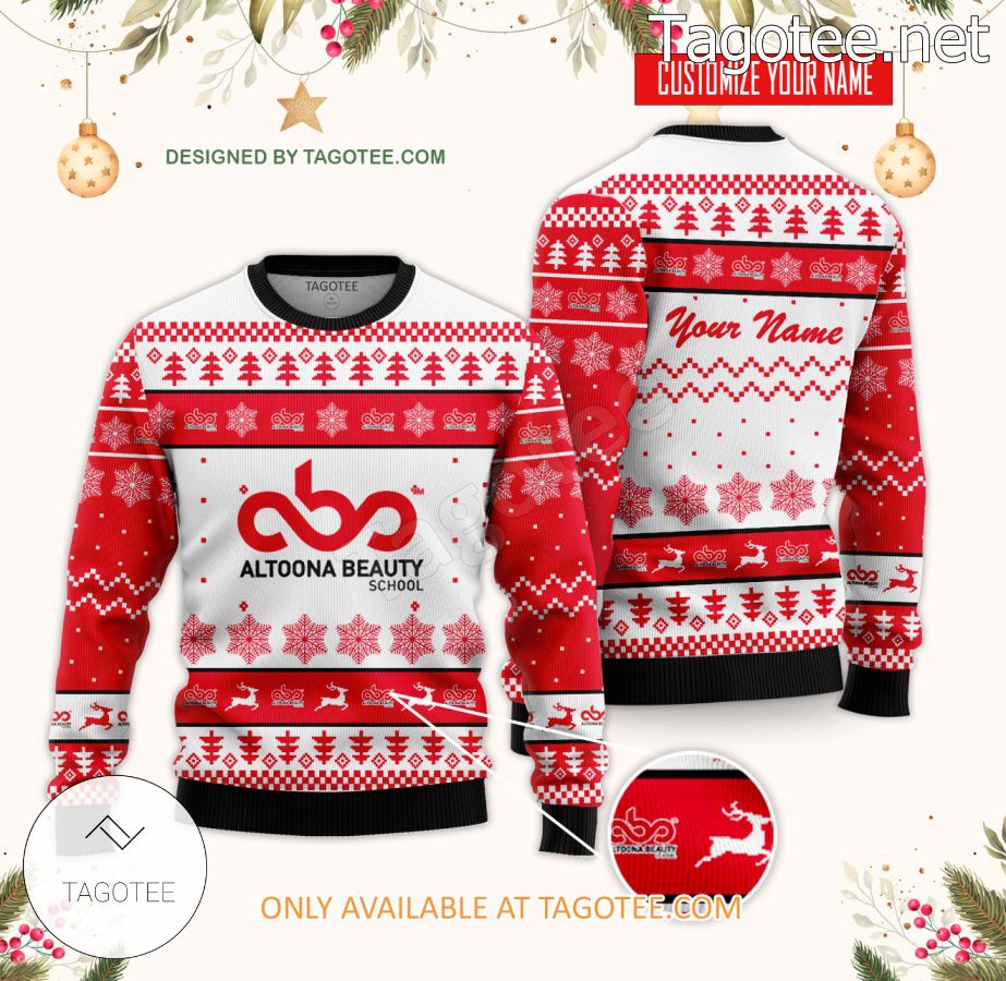 Altoona Beauty School Inc Custom Ugly Christmas Sweater - BiShop