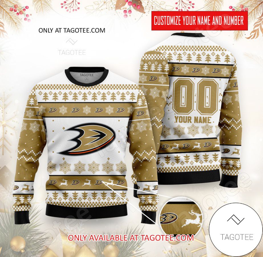 New Anaheim Ducks NHL Zip Polo Shirt And Short