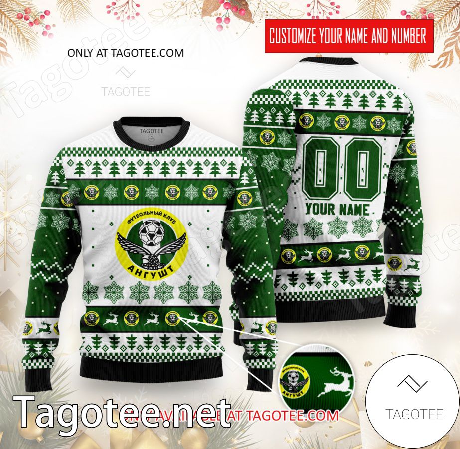 Angusht Nazran Custom Ugly Christmas Sweater - EmonShop