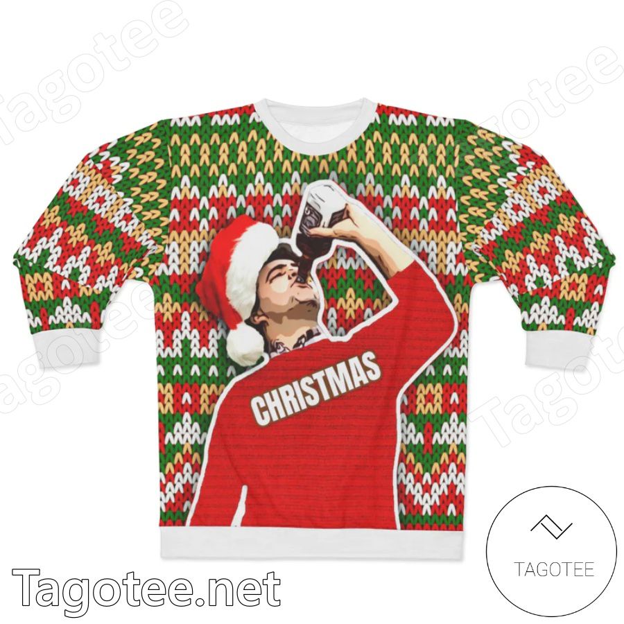 Animal House Movie John Belushi Drinking Jack Daniels Christmas Ugly