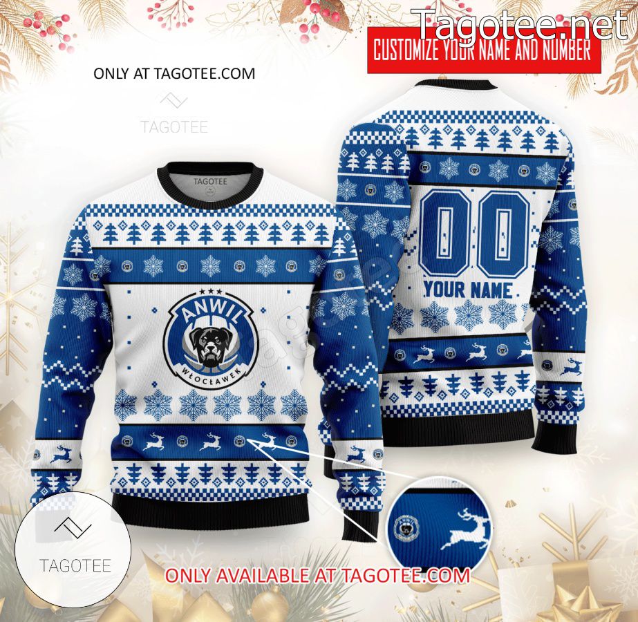 Anwil Wloclawek Basketball Custom Ugly Christmas Sweater - MiuShop