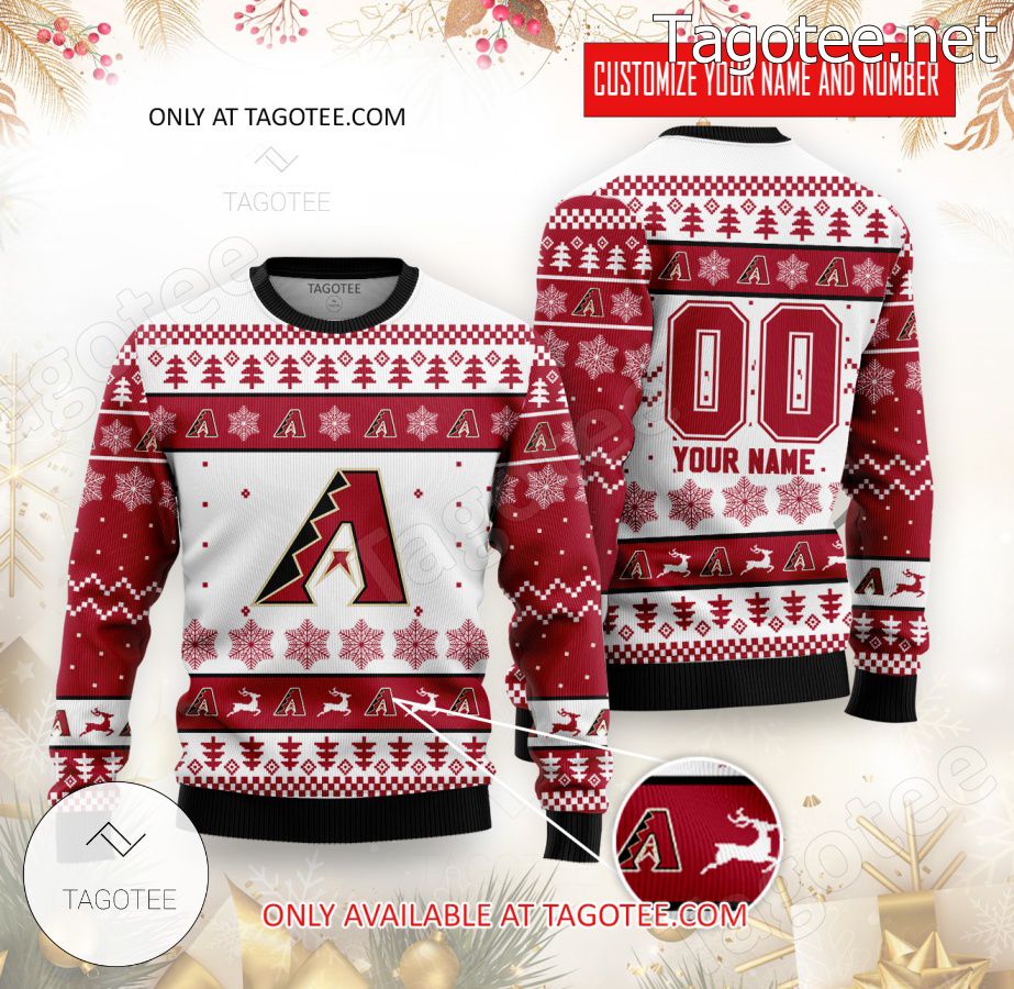 Arizona Diamondbacks Baseball Custom Ugly Christmas Sweater