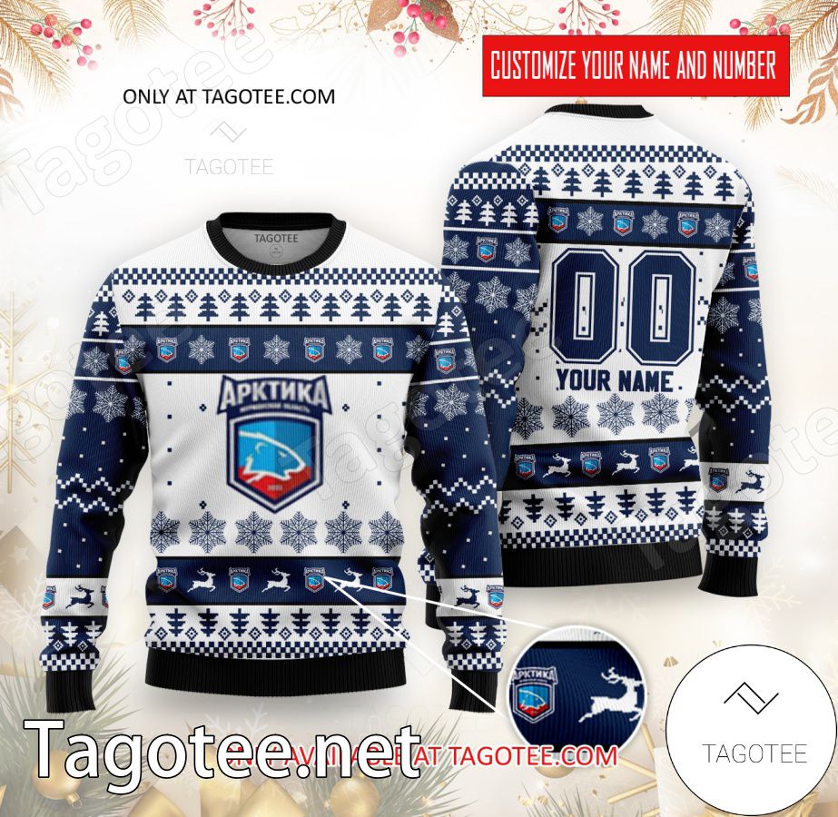 Arktika Hockey Custom Ugly Christmas Sweater - BiShop