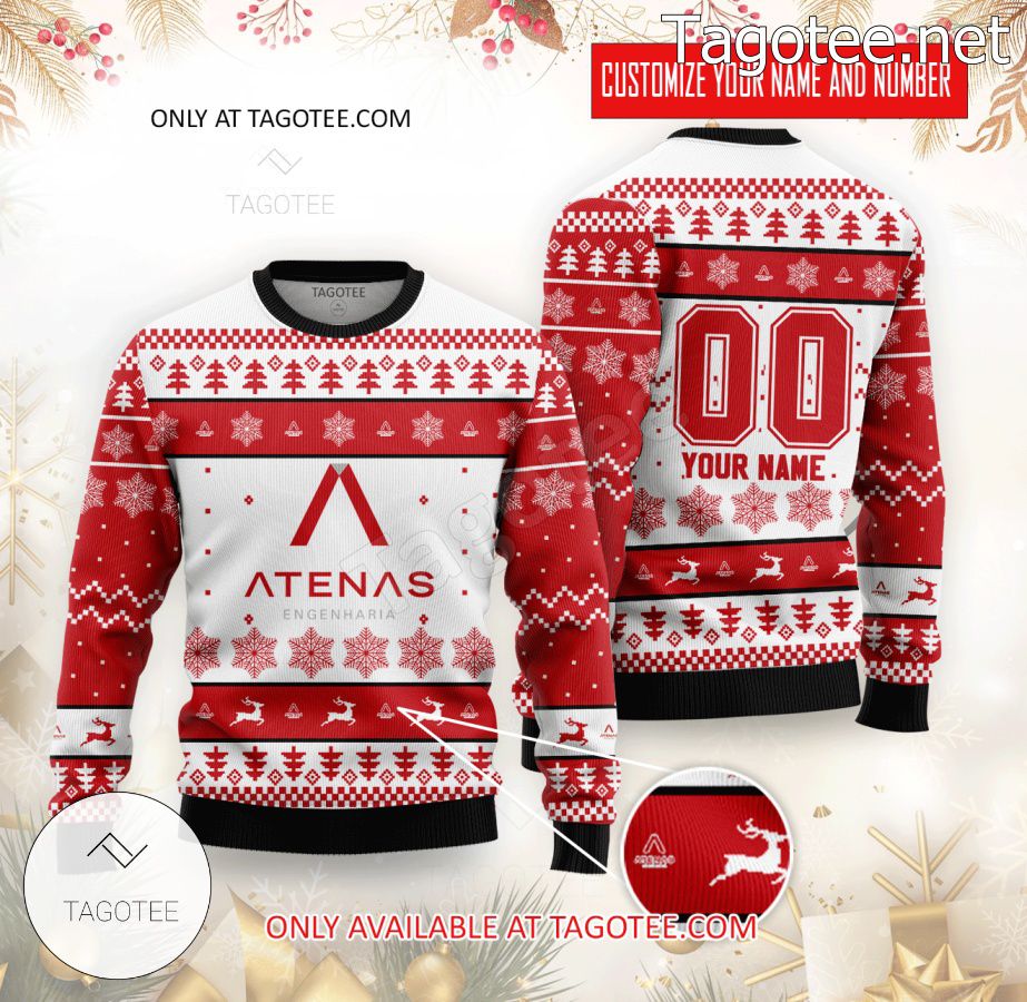 Atenas Basketball Custom Ugly Christmas Sweater - MiuShop