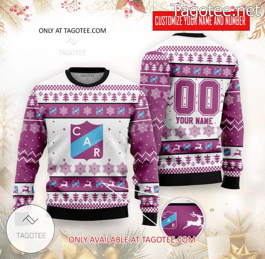 Atl. Del Rosario Rugby Custom Ugly Christmas Sweater - EmonShop