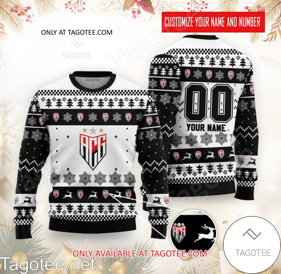 Atletico Clube Goianiense Custom Ugly Christmas Sweater - BiShop