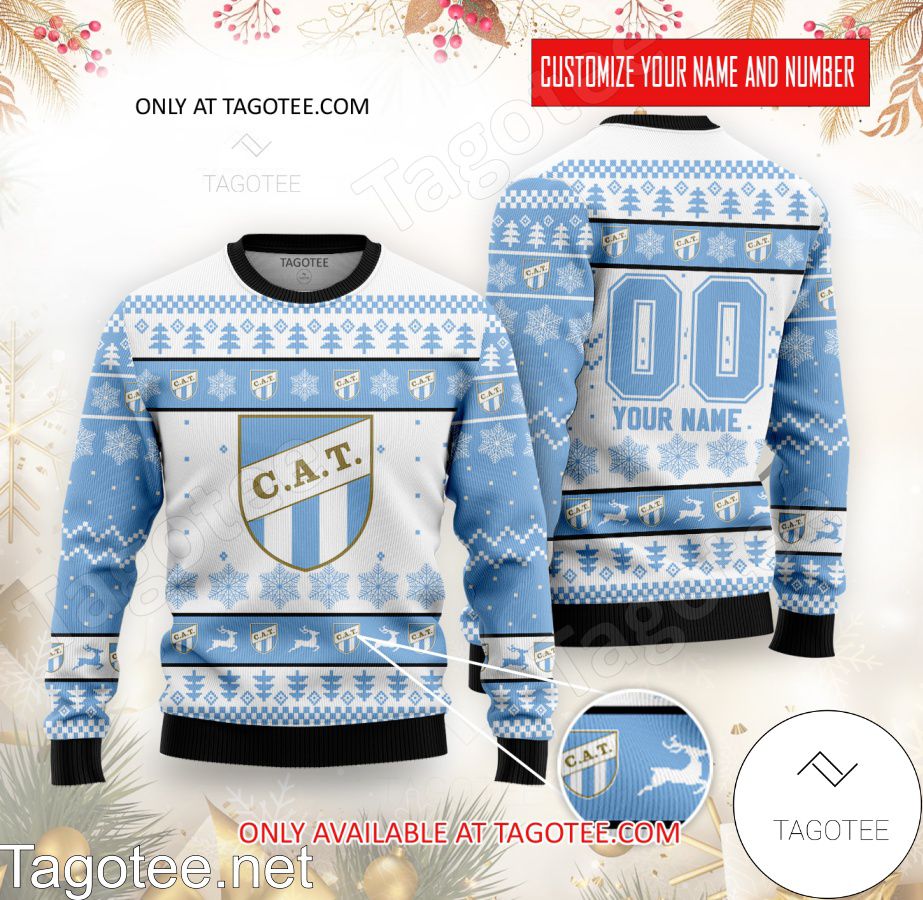 Atletico Tucuman Custom Ugly Christmas Sweater - BiShop