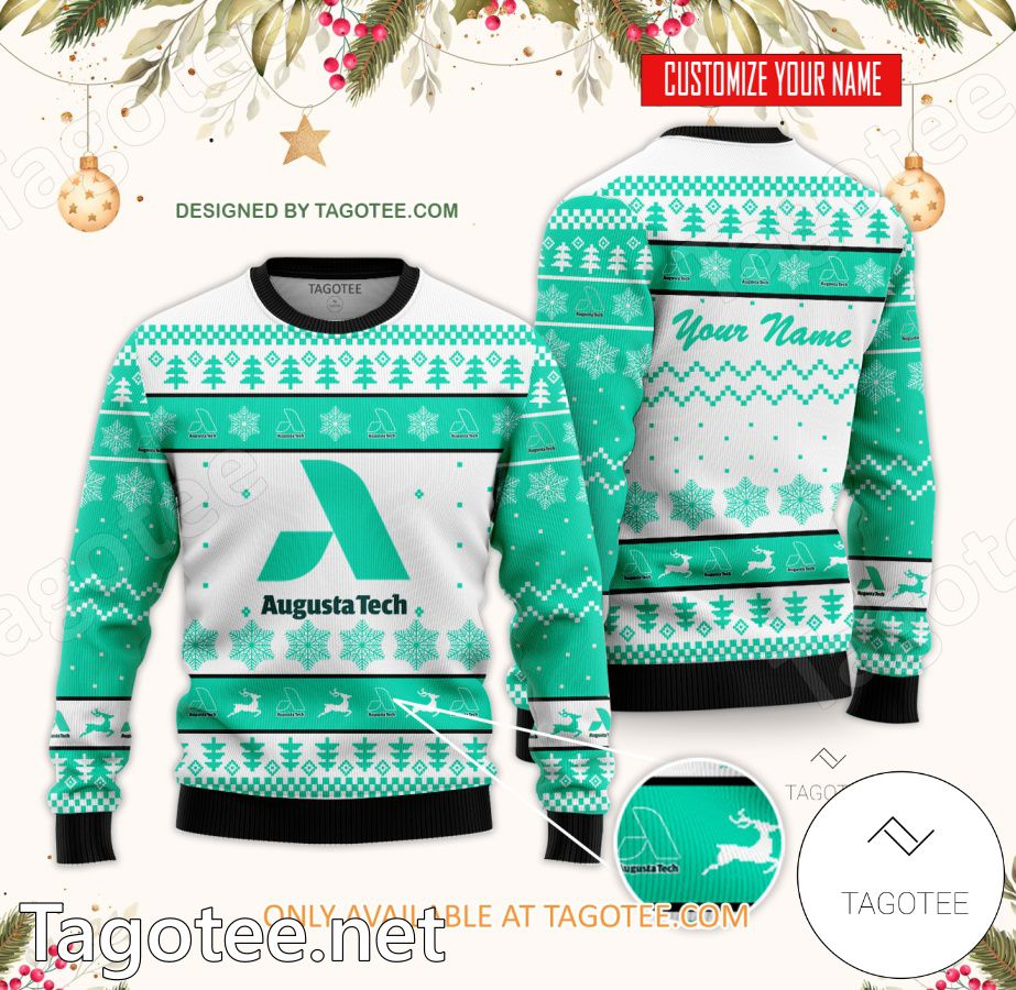 Augusta Technical College Custom Ugly Christmas Sweater - BiShop