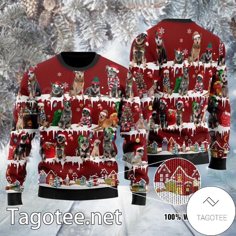Australian Cattle Dog Xmas Ugly 