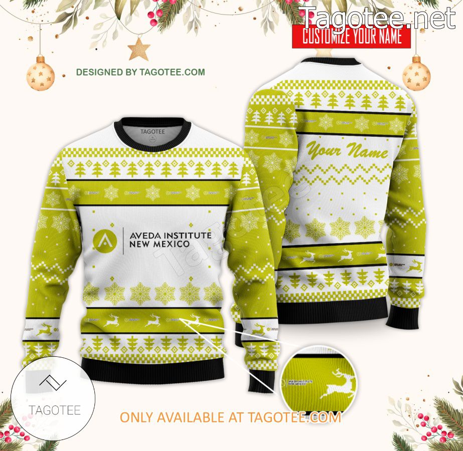 Aveda Institute-New Mexico Custom Ugly Christmas Sweater - BiShop