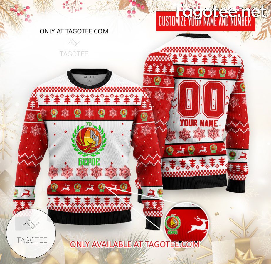 BC Beroe Custom Ugly Christmas Sweater - EmonShop