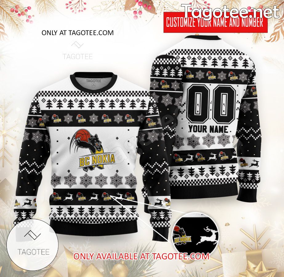 BC Nokia Custom Ugly Christmas Sweater - EmonShop