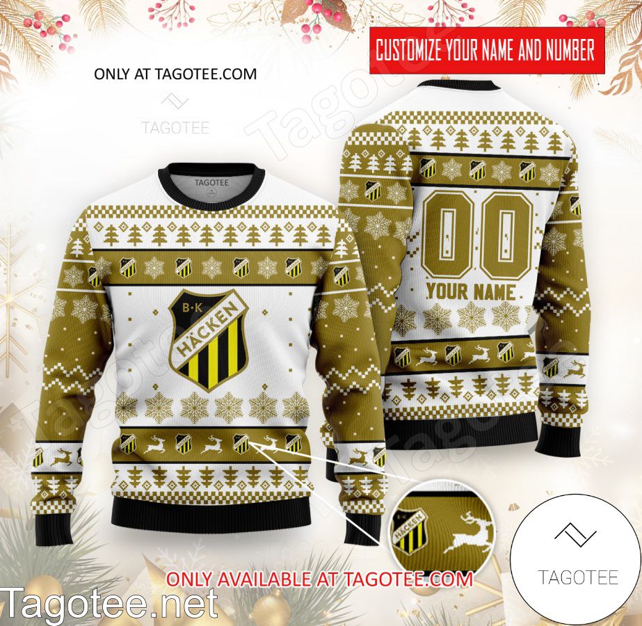 BK Hacken Custom Ugly Christmas Sweater - BiShop