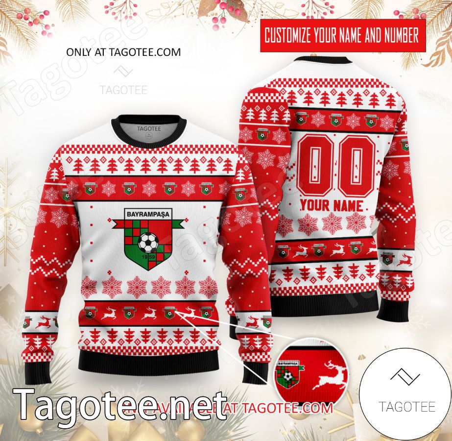 Bayrampaşa SK Custom Ugly Christmas Sweater - EmonShop