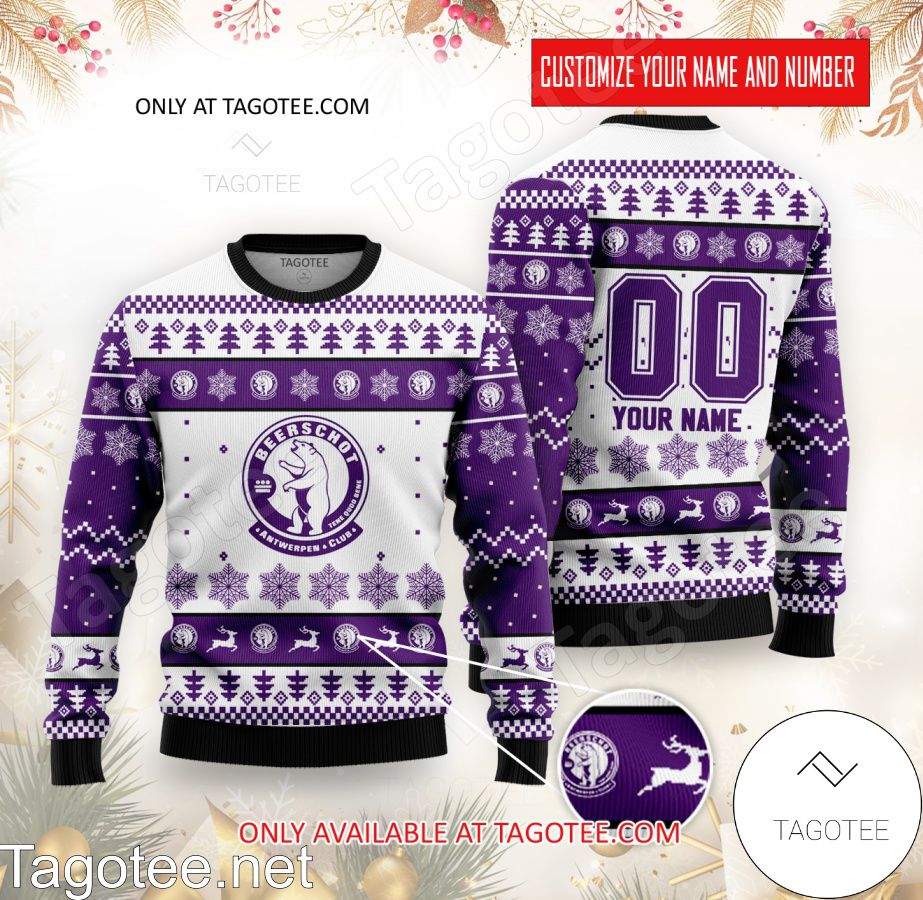 Beerschot AC Custom Ugly Christmas Sweater - BiShop