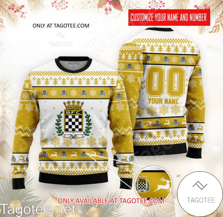 Boavista F.C Custom Ugly Christmas Sweater - BiShop