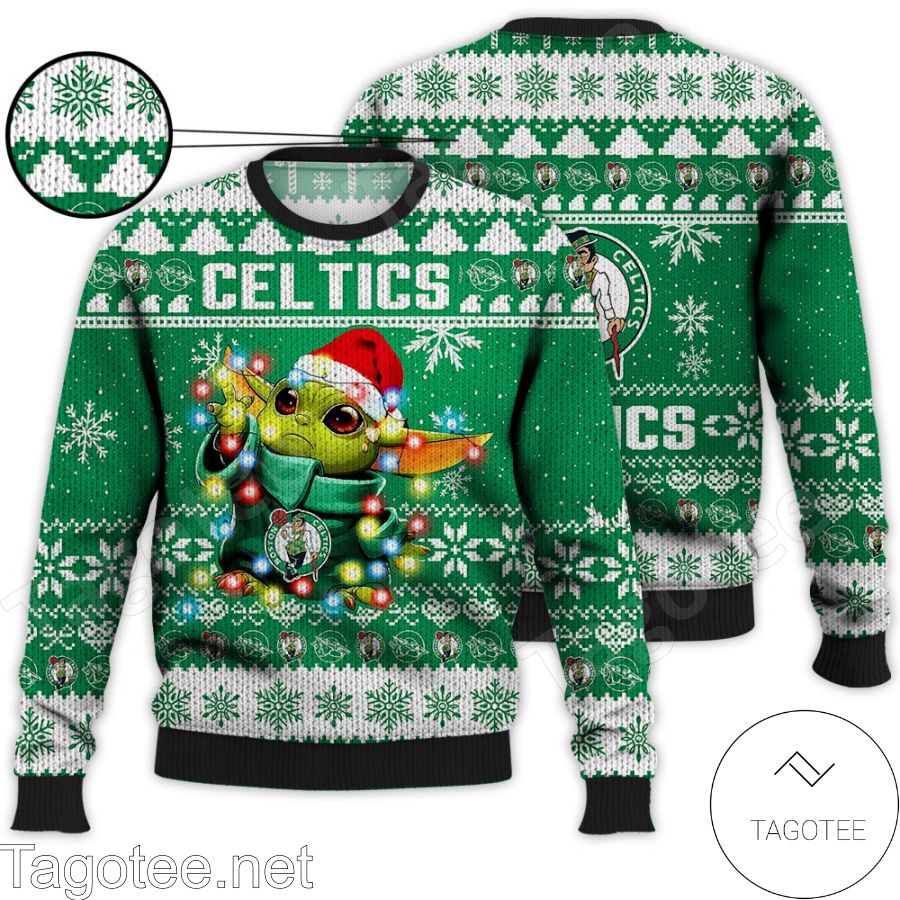 Toronto Raptors Cute Baby Yoda Star Wars Ugly Christmas Sweater