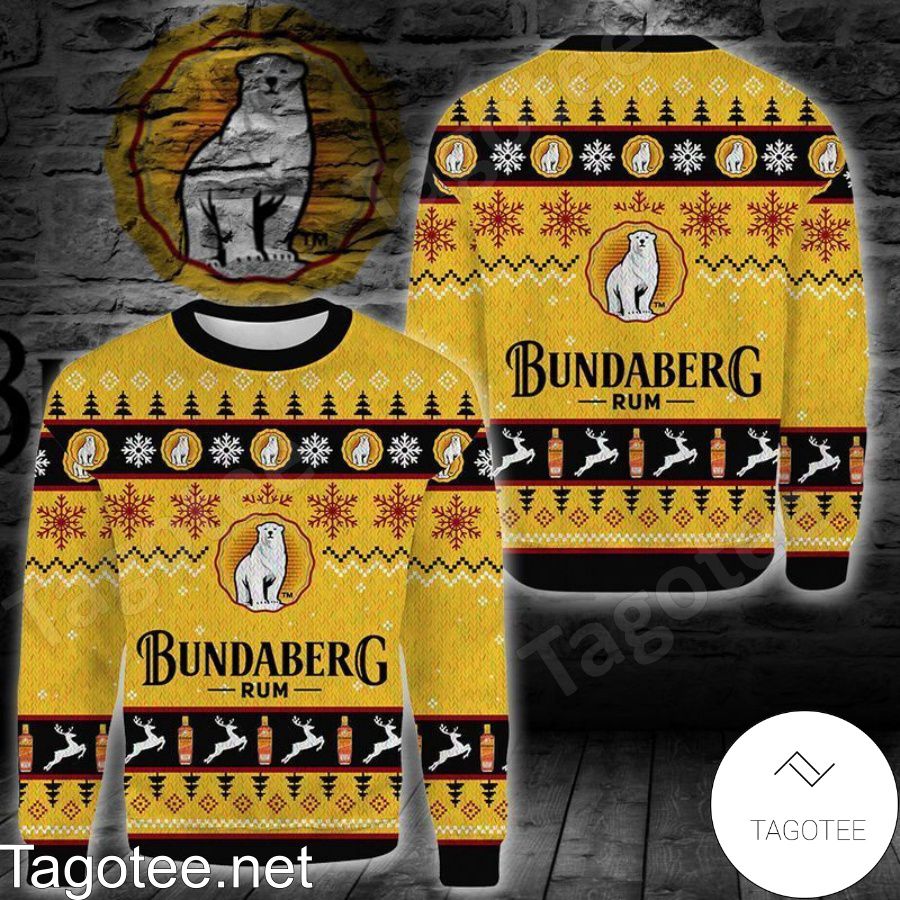 Bundaberg Brewed Drinks Rum Ugly Christmas Sweater