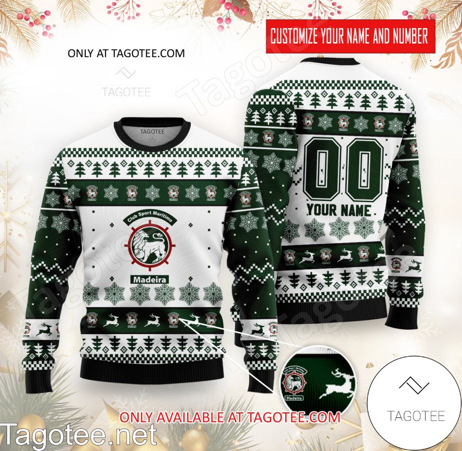 C.S Marítimo Custom Ugly Christmas Sweater - BiShop