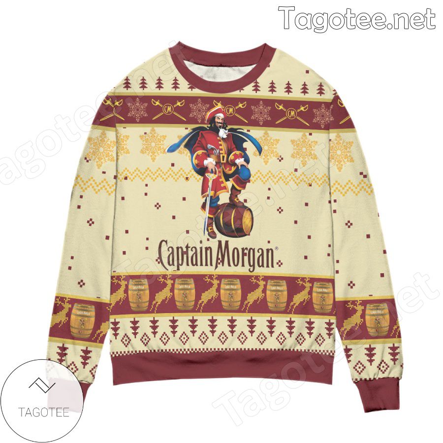 Captain Morgan Logo Holiday Ugly Christmas Sweater