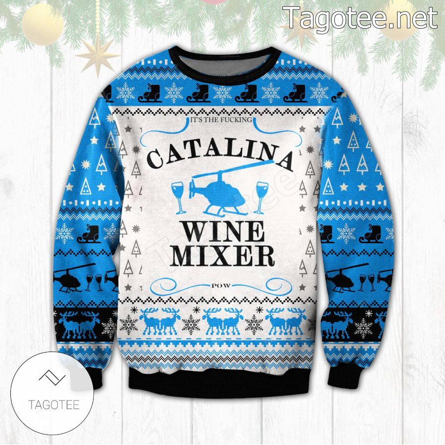 Catalina Wine Mixer Holiday Ugly Christmas Sweater