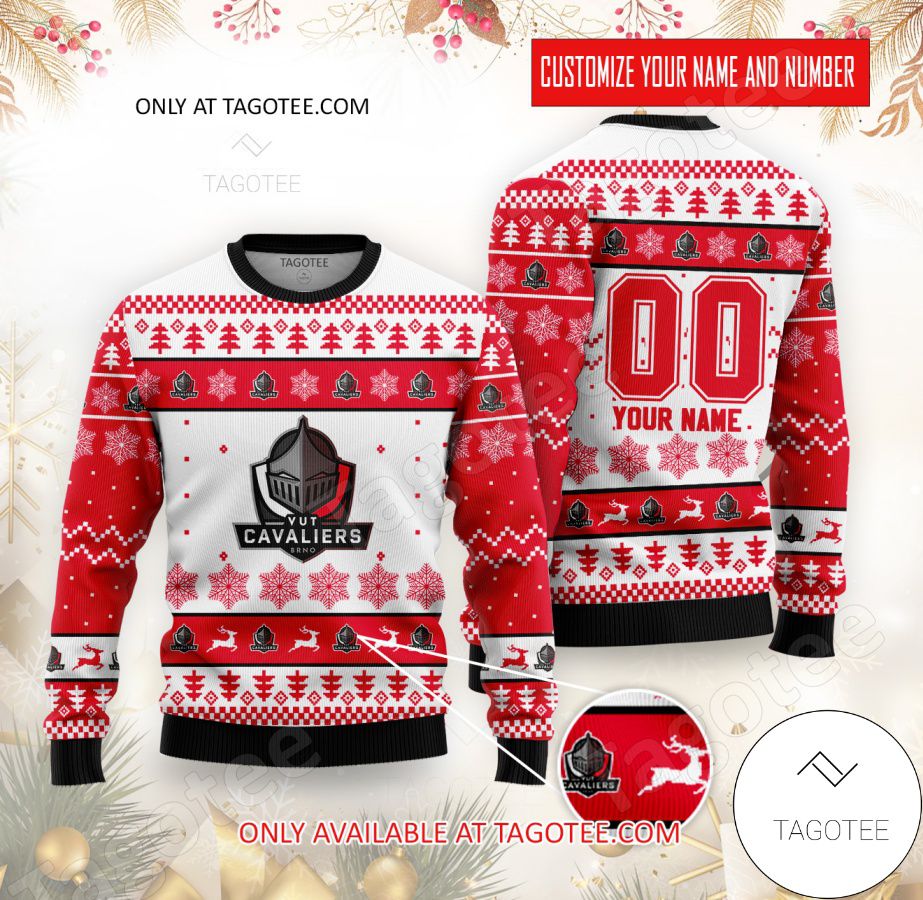 Cavaliers Brno Hockey Custom Ugly Christmas Sweater - EmonShop