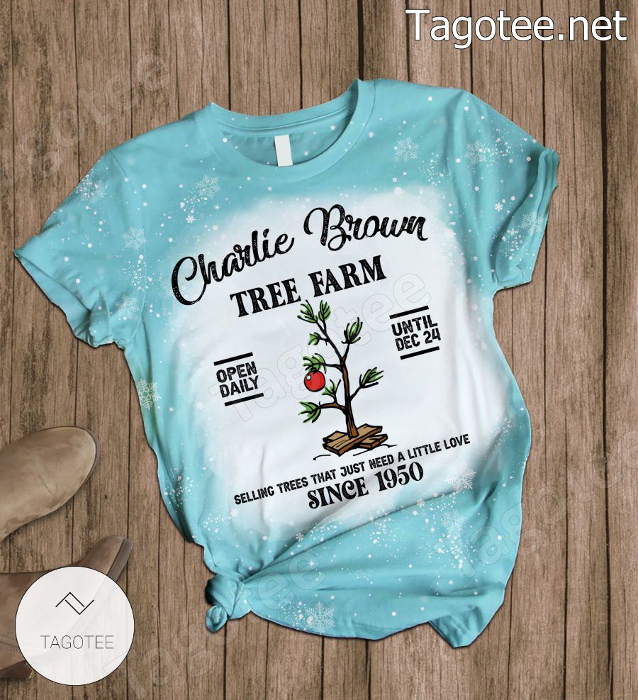 Charlie Brown Tree Farm Selling Trees That Just Need A Little Love Pajamas Set a