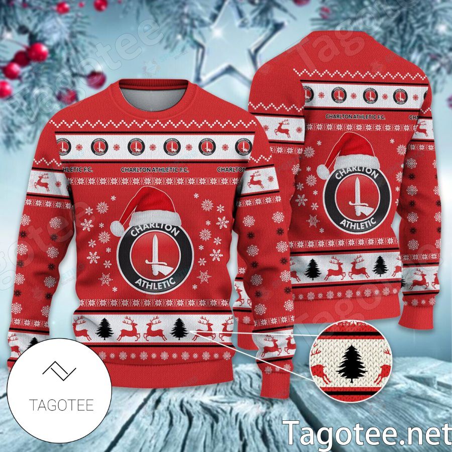 Charlton Athletic F.C Sport Ugly Christmas Sweater - Tagotee