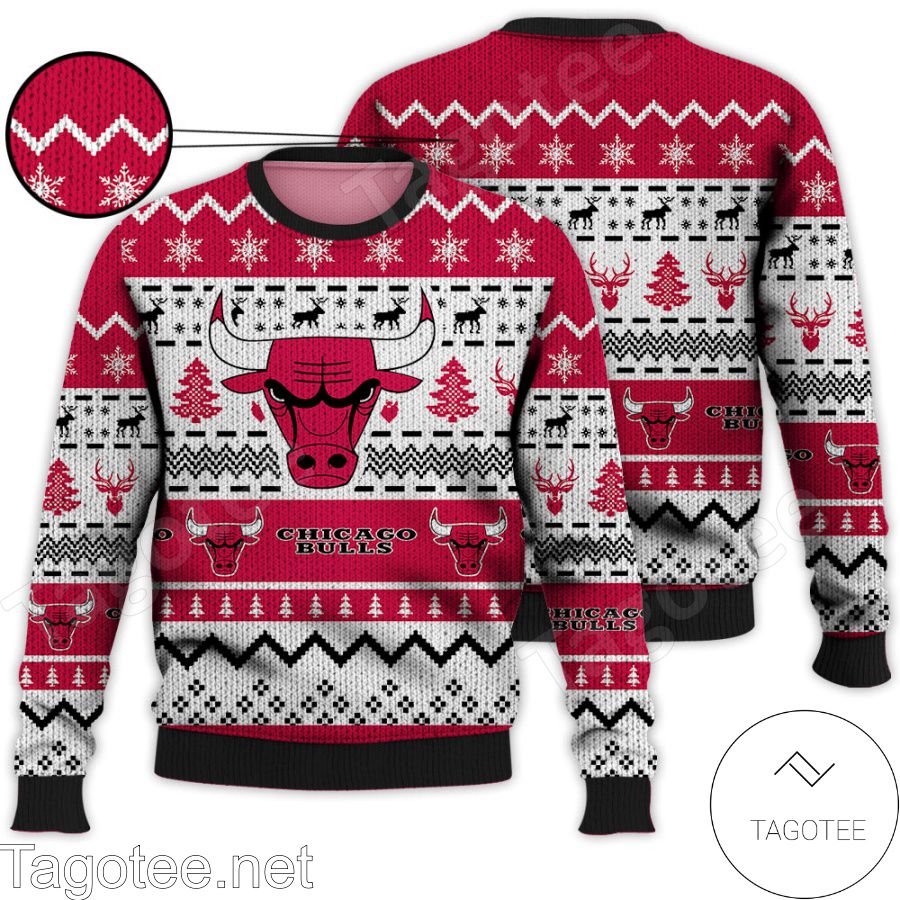 Forever Collectibles NBA Real Ugly Sweater Gnome, Chicago Bulls