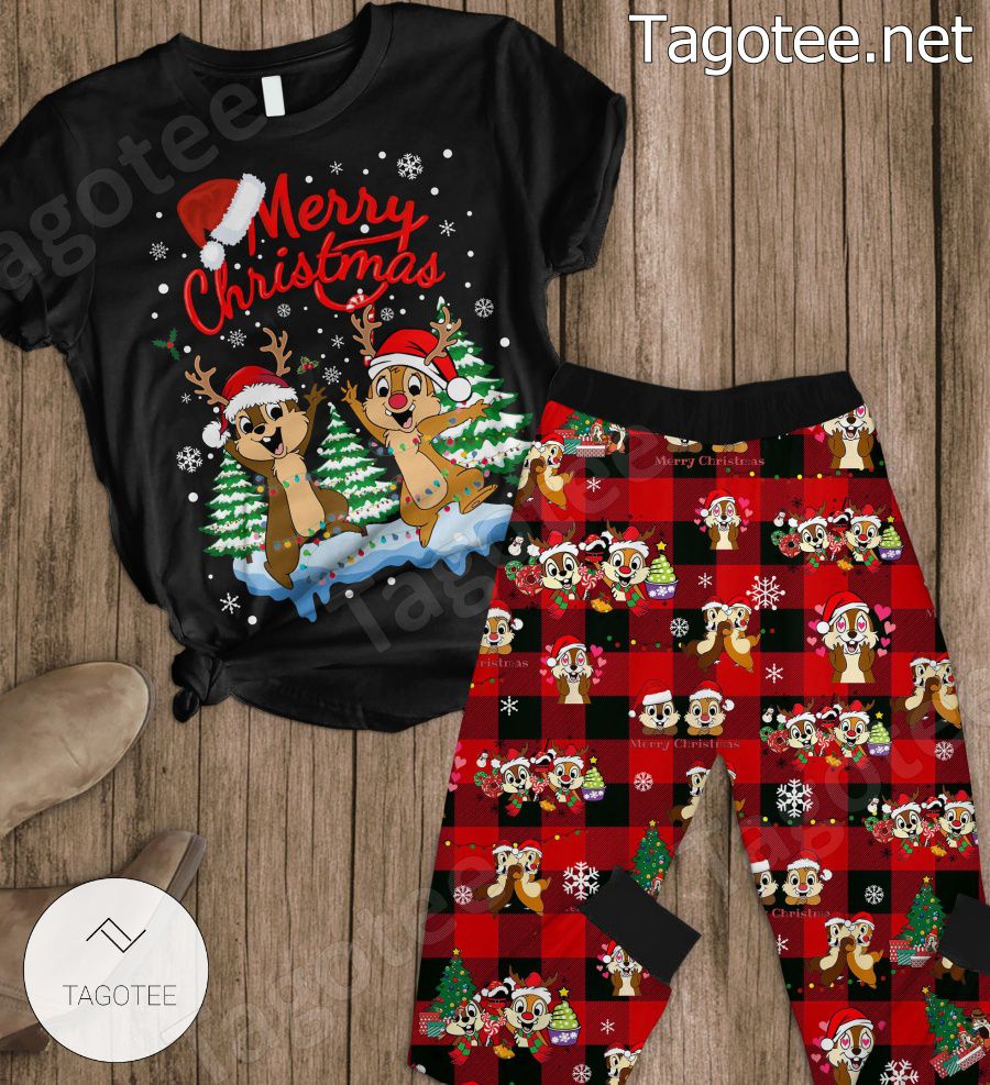 Chip 'n Dale Merry Christmas Pajamas Set