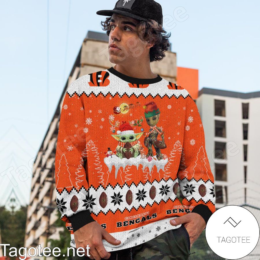 Cincinnati Bengals Grinch Stole Christmas NFL Ugly Sweater - The