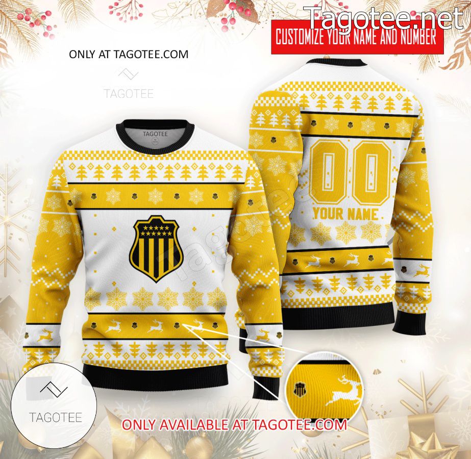 Club Atlético Peñarol Basketball Custom Ugly Christmas Sweater - MiuShop