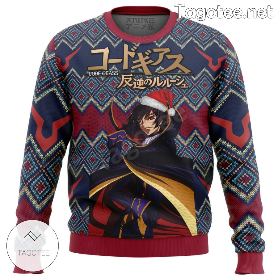 Code Geass Alt Text Xmas Ugly Christmas Sweater
