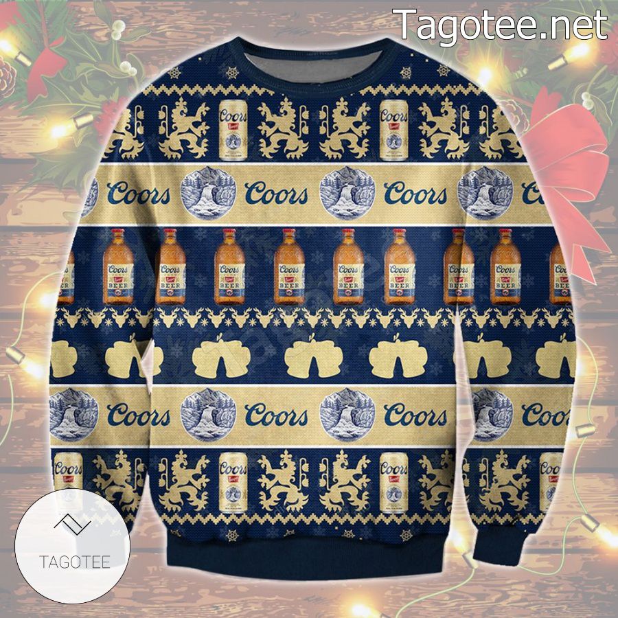 Coors Beer Holiday Ugly Christmas Sweater