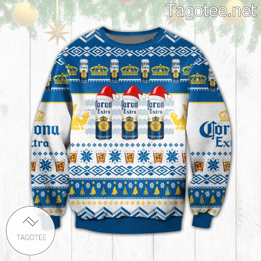 Corona Extra Holiday Ugly Christmas Sweater