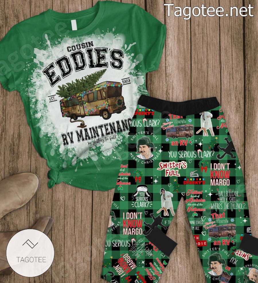 Cousin Eddie's Rv Maintenance Pajamas Set a