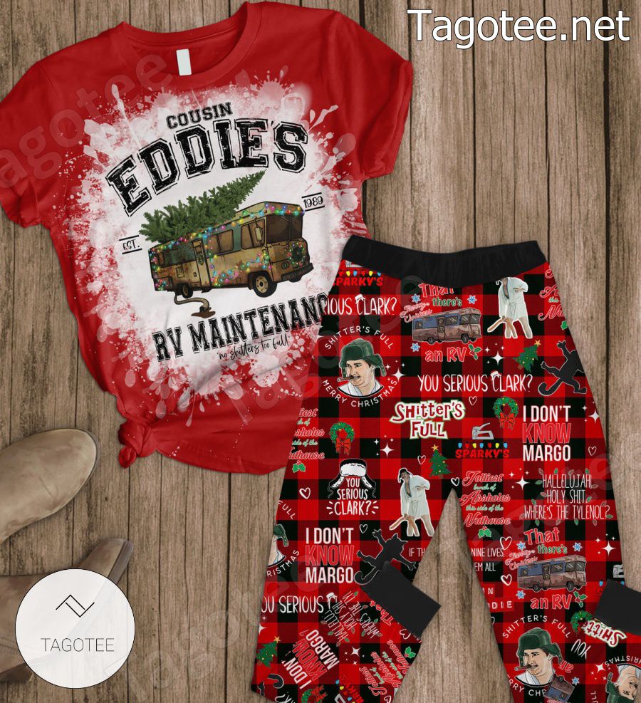 Cousin Eddie's Rv Maintenance Pajamas Set