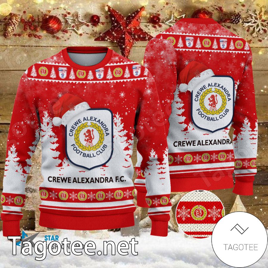 Crewe Alexandra Sport Ugly Christmas Sweater