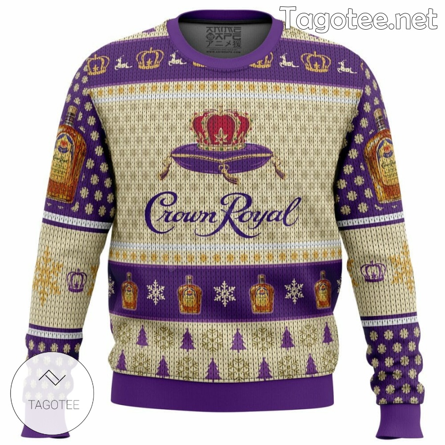 Crown Royal Whiskey Xmas Ugly Christmas Sweater