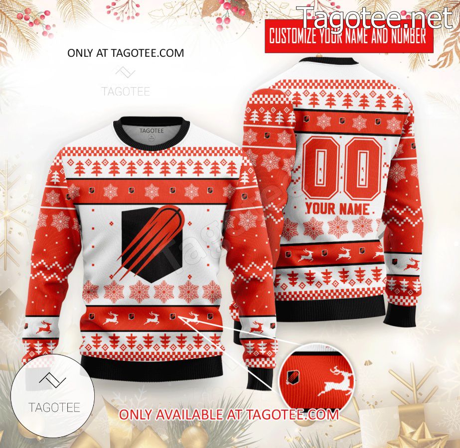 Czarni Slupsk Basketball Custom Ugly Christmas Sweater - MiuShop