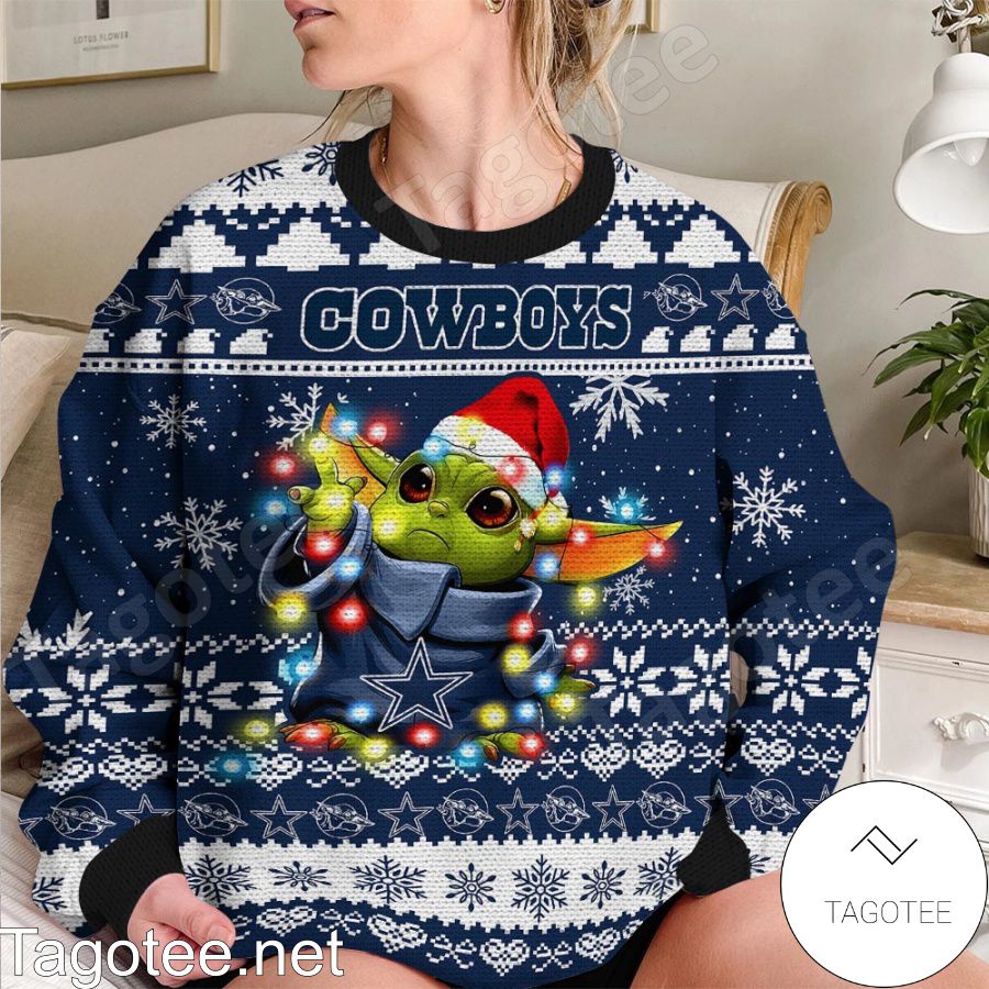 Houston Astros Cute Baby Yoda Star Wars 3D Ugly Christmas Sweater
