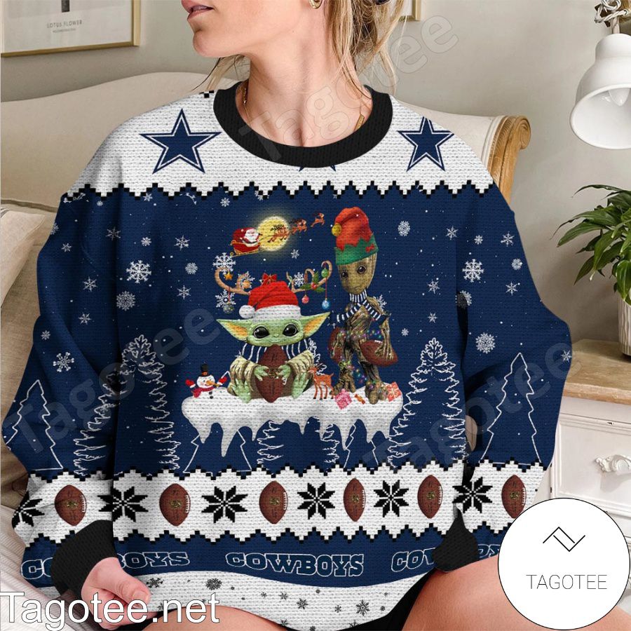 Dallas Cowboys Christmas Santa Claus Ugly Sweater For Men Women